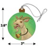 GRAPHICS & MORE Screaming Goat Wood Christmas Tree Holiday Ornament