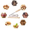 WELLXUNK Nutcracker, Walnut Cracker, Hazelnut Cracker, Retro Design Nutcracker, Adjustable