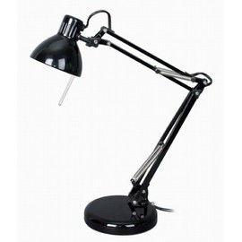 V-LIGHT Energy-Saving 4.5W LED Architect Style Task Lamp, Black (VSL407B)