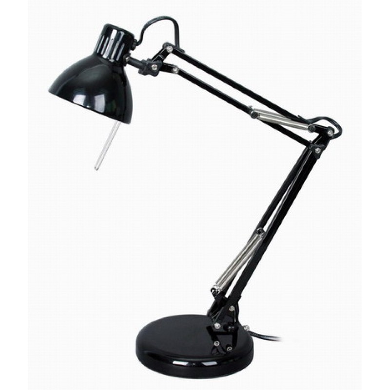 V-LIGHT Energy-Saving 4.5W LED Architect Style Task Lamp, Black (VSL407B)