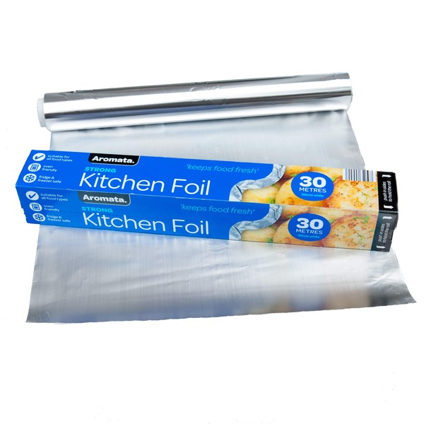 Aluminium foil Extra Strong, Premium Heavy Duty,Aluminum Catering Kitchen Wrapping Baking Tin Foil | Cooking, Grilling & Wrapping Sandwiches