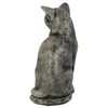 Siamese Concrete Cat Statue Kitty Cement Sculpture Cat Figure for