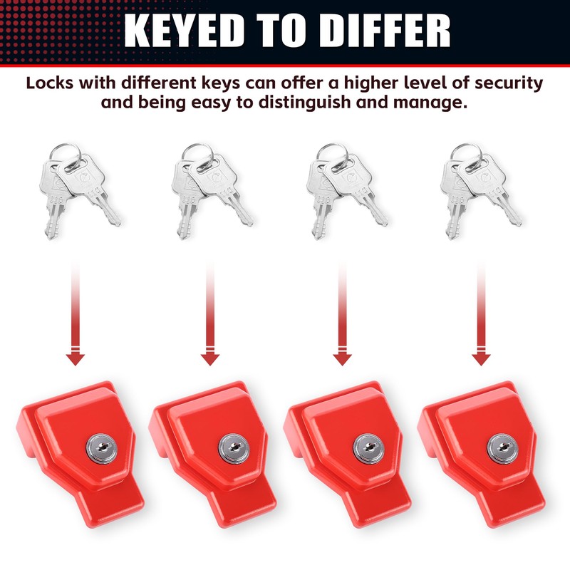 NAKANEKO Glad Hand Lock Heavy Duty Aluminum Without Keyed Alike