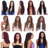 FDEETY Braids Extensions 60 cm Synthetic Hair for Braiding Extensions
