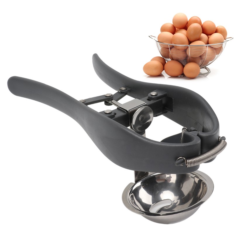 Stainless Steel Egg Opener Egg Yolk White Separator Tool Household