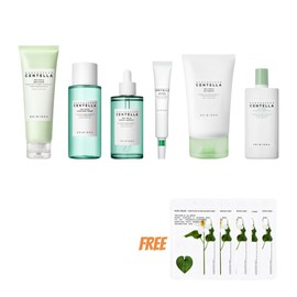 skin1004 Skin Angel Teatrica soothing moisture care 6-piece set – Baja foam + spot cream + sun milk + mask pack included / 스킨천사 티트리카 진정 수분케어 6종 세트 – 바하폼+스팟크림+선밀크+마스크팩 증정