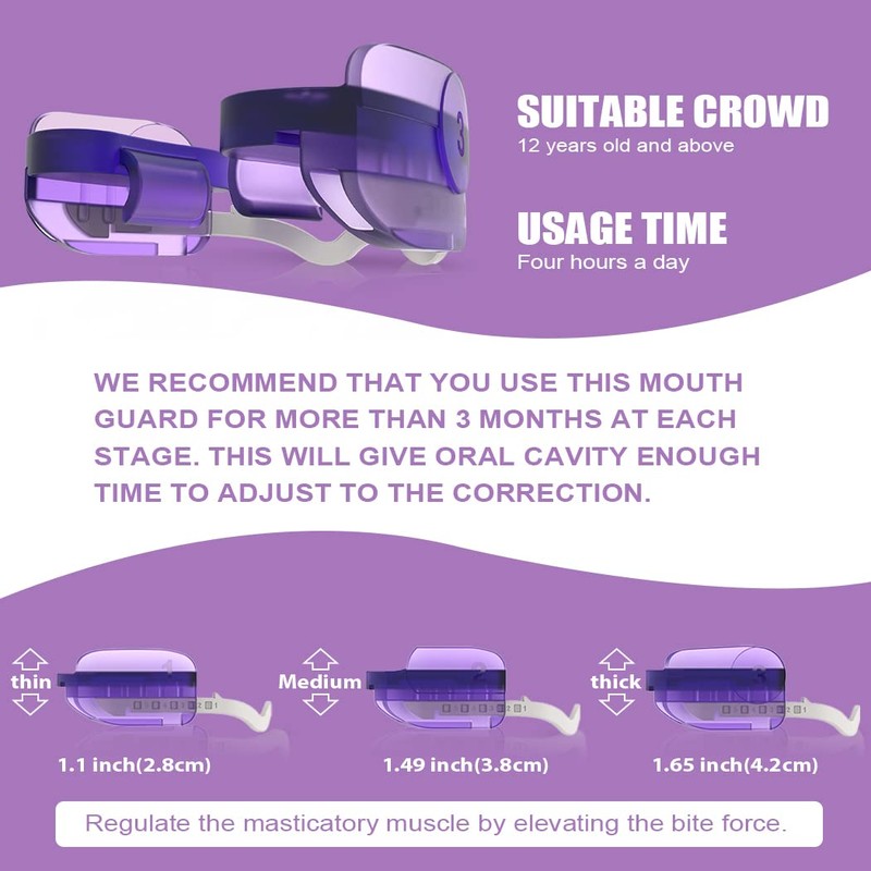 KOHEEL 3-Stage Mouth Guard for Teeth Grinding, Adjustable Dental Guard