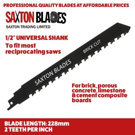 Saxton R228BC R228BC Reciprocating Saw Blade for Concrete, Brick, Limescale and Cement