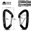 FresKaro 15kN Heavy Duty Wiregate Carabiners - for Camping Hiking