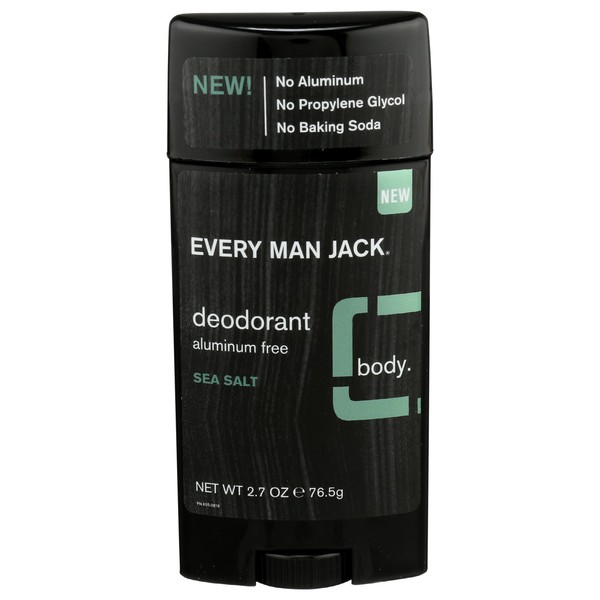 EVERY MAN JACK Sea Salt Deodorant, 3 OZ