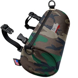 Chase Harper USA Ruckus Barrel Bag - Highly Durable Industrial Grade Ballistic Nylon Exterior with Strong Thermoplastic Insert Full Length Zippered Opening (Woodland Camo)