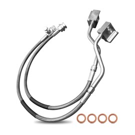 TIKSCIENCE 4-6" Front Stainless Brake Lines Fit for Bronco F-150 1980-1996 Replace 89310S