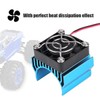 Laroal RC CAR TROLLEY CAR RADIATOR WITH COOLING FAN FOR