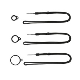 電子タバコ用 VAPE ベイプ プルプラ 首から下げるタイプ ネックストラップ 3本 シリコンリング 8mm 13mm 20mm ego プルーテプラス カリバーン myblu 持ち歩け用 自由組み合わせ