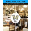 Qoope 6-Pack 1076 LED Bulb for RV, 1142 1004 BA15D