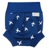 Splash About Happy Nappy Duo Wiederverwendbare Schwimmwindel, White Birds, 6-12