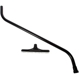 Cen-Tec Systems Commercial Scalloped Felt Hard Floor Vacuum Attachment with 1-Piece S-Wand
