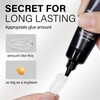 AILLSA Gel Nail Glue for Nails Tips, Solid Super Strong