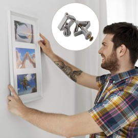 Heavy-Duty Plasterboard Wall Anchors – Cavity Fixings & Plugs for Shelves, Mirrors, Pictures, and More - Grey