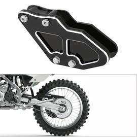 Off Road Dirt Bike Motorcycle Chain Guide Guards 3D CNC Rear Chain Guide Cover Guard Saver Protector Compatible with KLX140 KLX140L KLX140G KLX140RF KLX140RL KLX140R 2008-2024 (Black)