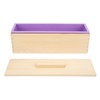 Soap Loaf Mold Flexible Purple Silicone DIY Hand Made Soap
