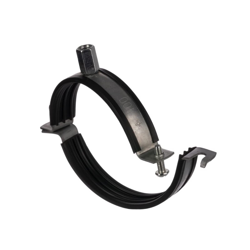 Pipe Clamp Diameter 100 mm Spiral Duct Pipe Seal Rubber