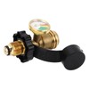 Gas Tank Pressure Gauge QCC Type 1 Converts 5‑100lb Gas