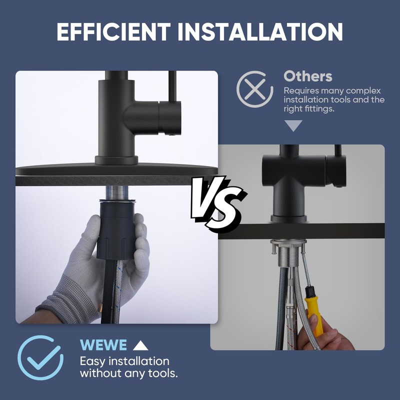 Kitchen Faucets with Pull Down Sprayer Commercial Industrial Stainless Steel
