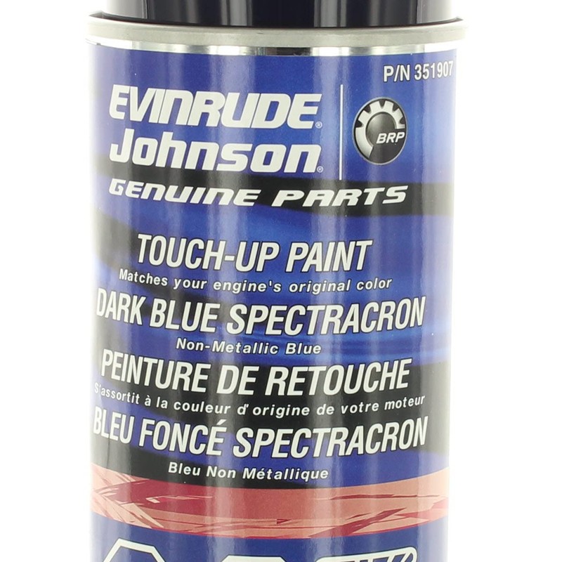 OEM BRP Johnson Evinrude E-TEC Dark Blue Spectracron Touch-Up Spray