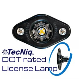 TecNiq DOT LED License Lamp Heavy Duty TRUCK Trailer USA