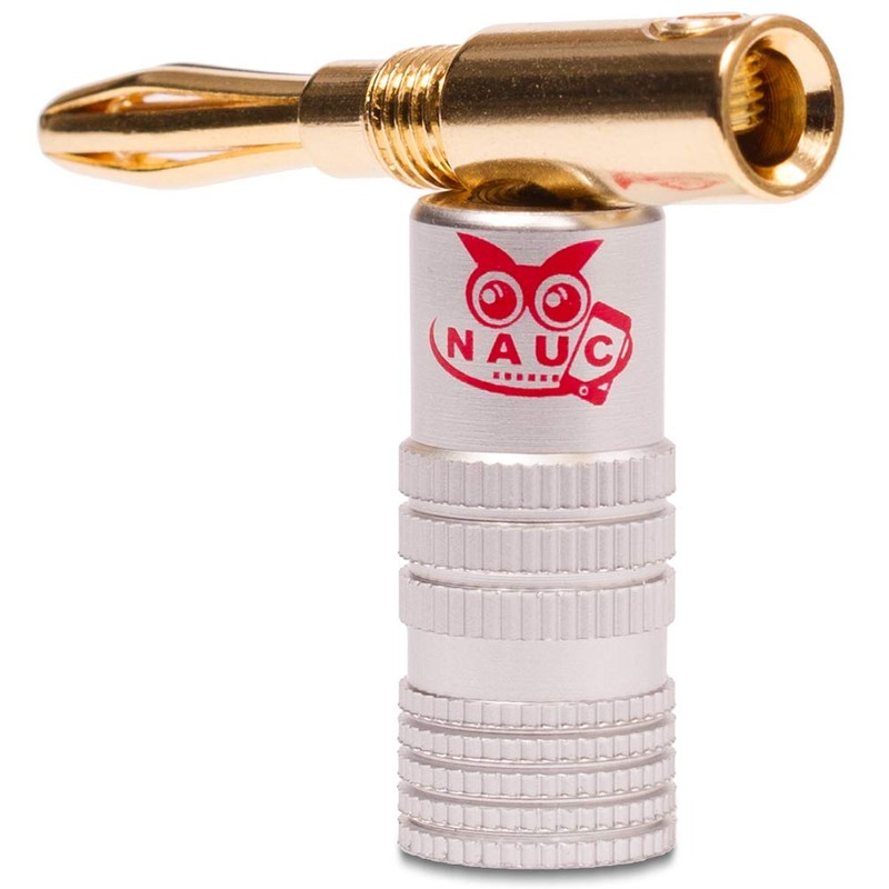 NAUC Banana Plugs for Speaker Cable - Set of 12