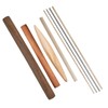 8 PCS Pasta Rolling Pins Set, Multiple Sizes Wood and