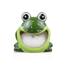 Decorative Dish Sponge Holder for Kitchen Sink - Frog