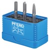PFERD Carbide Burr Set, 3 Pieces, Micro Teeth, Shank 6