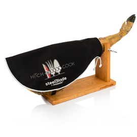 Steelblade Kukuxumusu Ham Cover Black 50% Cotton Cover for Ham 55cm Ideal for Ham and Pallets Model Hitch Cook