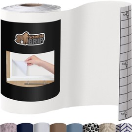 Gorilla Grip Adhesive Removable Liner for Drawers, Shelves and Crafts, Easy Install Peel and Stick Decor Paper, Contact Liners for Drawer, Shelf, Book, 11.8 in x 10 FT Roll, Clear Matte