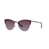 Vogue Eyewear Woman Sunglasses Top Bordeaux/Rose Gold Frame, Gradient Violet