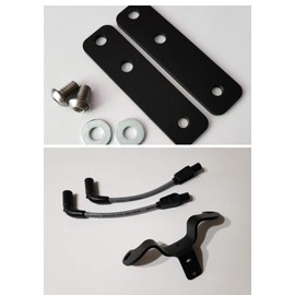 JBSporty ♧ Coil and Ignition Relocation Bracket w/ Taylor Wires and Tank lift Kit ♤ Harley Davidson Sportster, Nightster, 72, 48 Iron Roadster 883 1200 ♤ (Gray)