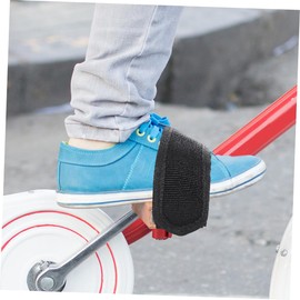 WOONEKY Exercise Bike Straps Bike Pedal Straps Comfort Fit Wide Long Thick for Training Fitness