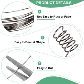 M METERXITY 0.8 mm/20 Gauge Copper Wire for Jewelry Making, 7.5FT Copper Beading Craft Wire for Jewelry/Weaving/DIY Crafting/Planting, Color-Retaining [2.3 M, Metallic Black]