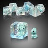 Dinosaur D&D Dice Set 7PCS Polyhedral Dice for Dungeons and