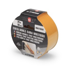 TARGET Doppelseitiges Teppichband, speziell für die Verlegung von Teppichen, Haus, Dekoration, temporäre Verbindungen von Objekten (10 m)