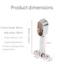 Oval Swivel Retractable Wardrobe Bracket with a Diameter of 16