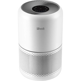 LEVOIT Air Purifier for Home Allergies Pet Hair in Bedroom, Covers Up to 1073 ft² by 56W High Torque Motor, AHAM VERIFIDE, 3-in-1 Filter with HEPA Sleep Mode, Remove Dust Smoke Odor, Core300-P, White
