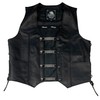 Iguana Custom Custom Leather Biker Vest Extender with Double Chain