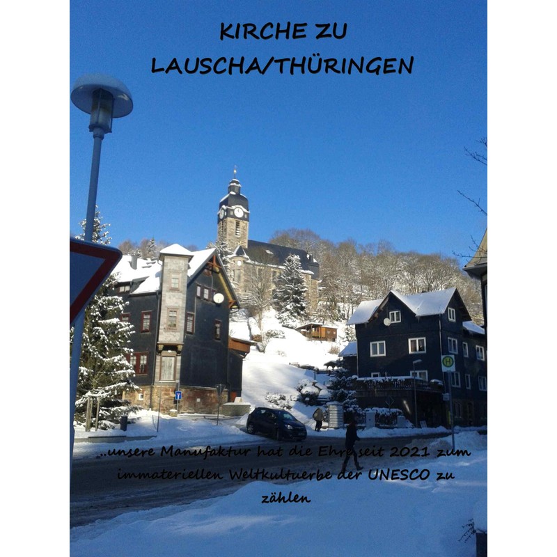 Bell with Clapper "Tradition" Hand- Blown by "Jingle Bells Lauscha"