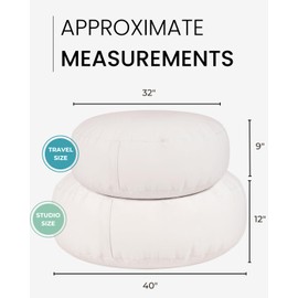 Skumfidus Studio Size Newborn Photography Bean Bag 40in| Bean Filling Not Included | Professional Faux Leather Poser | Baby Photo Prop & Pose Pillow Shapable - Newborn Photography Props