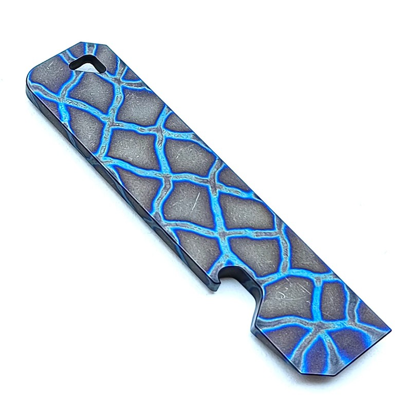 Titanium Pry Bar Crowbar with Bottle Opener Keyhole Function Portable