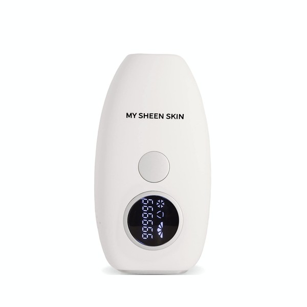 MY SHEEN SKIN MILA IPL At Home Laser Hair Removal Device for Women and Men, Permanent Hair Removal, 999999 Flashes, Ice Cooling Function, Use on Armpits Back Legs Arms Face Bikini Line