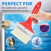 Falling in Art Flat Paddle Paint Brush, Scale Brush for